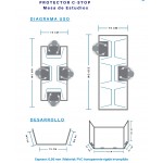 Barrera 4-6 Personas PVC